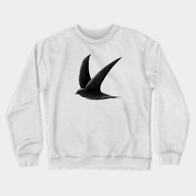 Swift bird design Crewneck Sweatshirt by human_antithesis